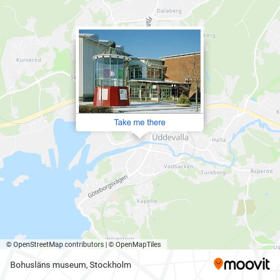 Bohusläns museum map