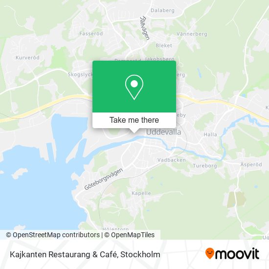 Kajkanten Restaurang & Café map