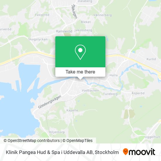 Klinik Pangea Hud & Spa i Uddevalla AB map
