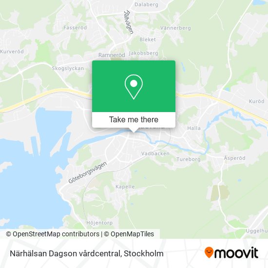 Närhälsan Dagson vårdcentral map