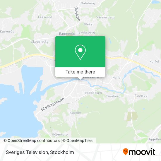 Sveriges Television map