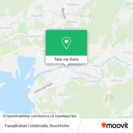 Fasadkuken i Uddevalla map