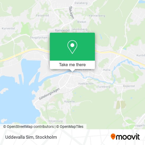 Uddevalla Sim map