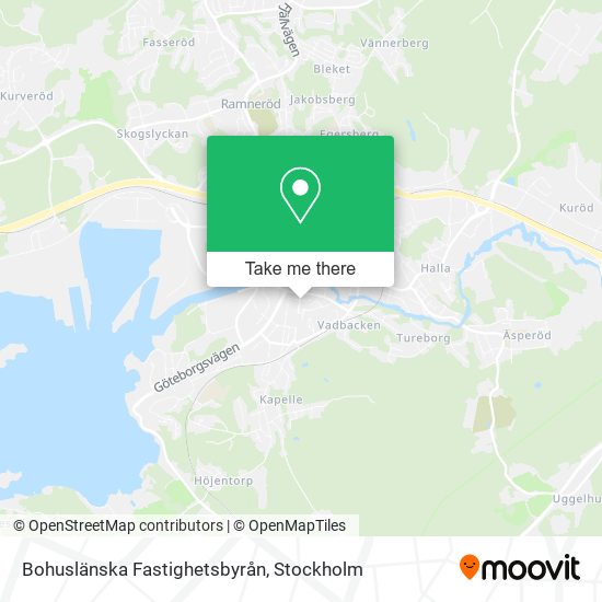 Bohuslänska Fastighetsbyrån map