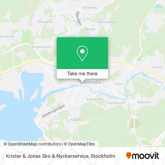 Krister & Jonas Sko & Nyckerservice map
