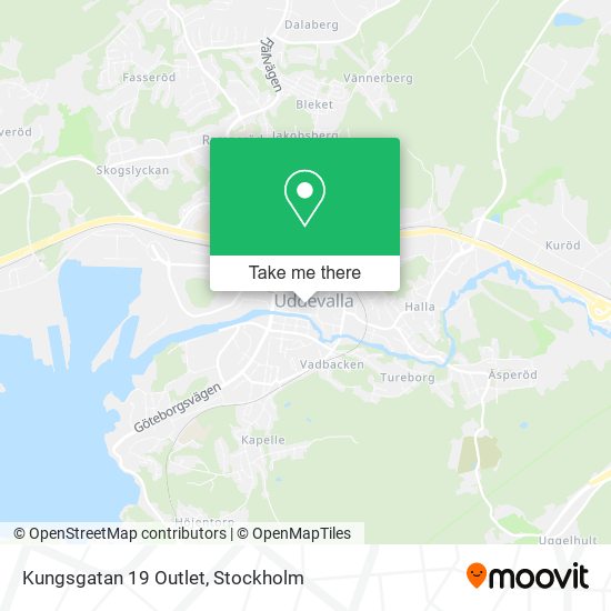 Kungsgatan 19 Outlet map