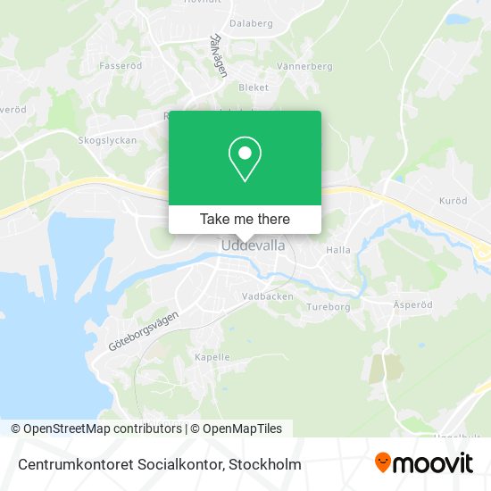 Centrumkontoret Socialkontor map