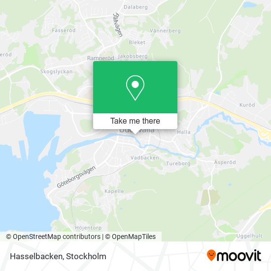 Hasselbacken map