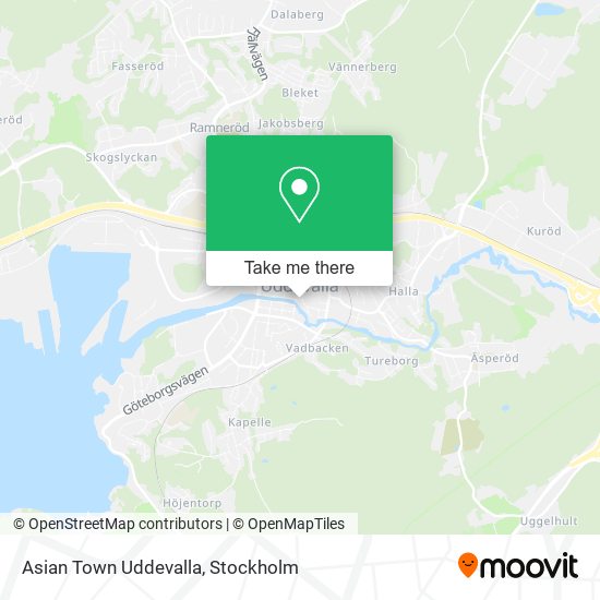 Asian Town Uddevalla map