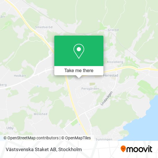 Västsvenska Staket AB map