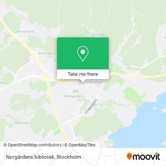 Norgårdens bibliotek map