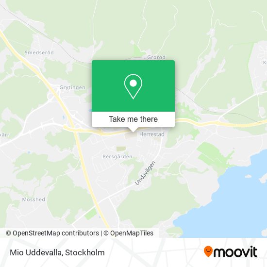 Mio Uddevalla map