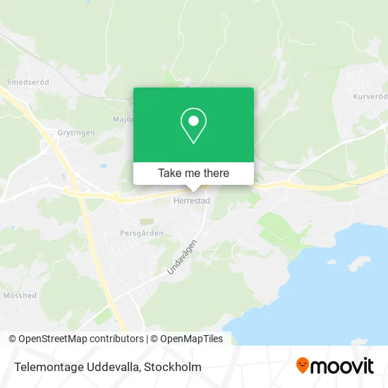 Telemontage Uddevalla map