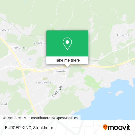 BURGER KING map