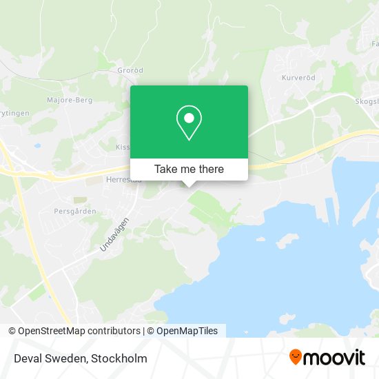 Deval Sweden map