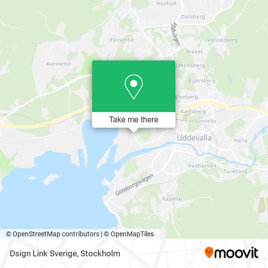 Dsign Link Sverige map