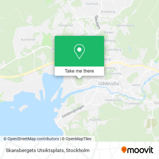 Skansbergets Utsiktsplats map