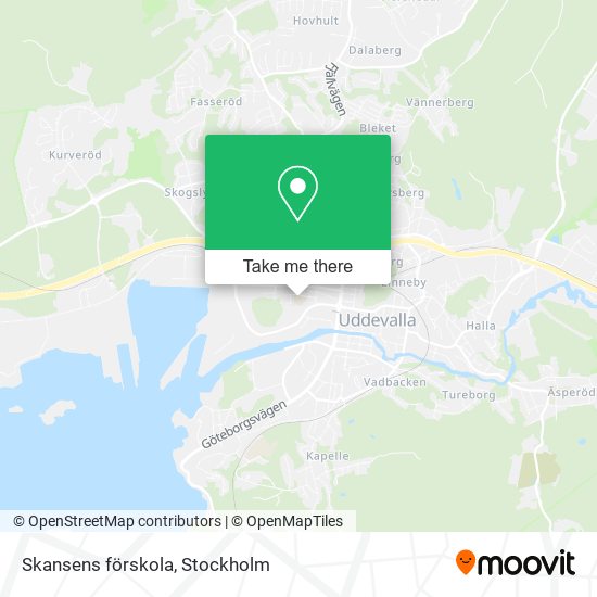 Skansens förskola map