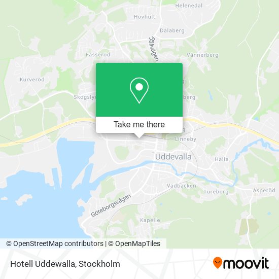 Hotell Uddewalla map