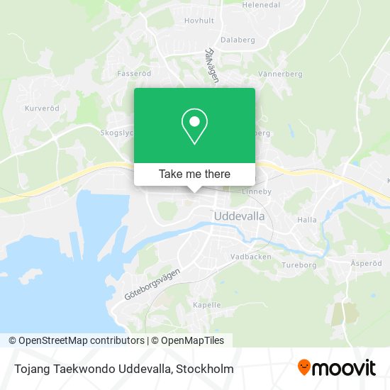 Tojang Taekwondo Uddevalla map