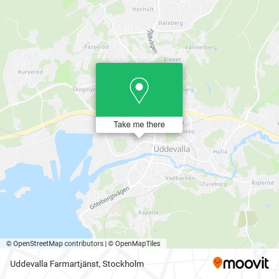Uddevalla Farmartjänst map