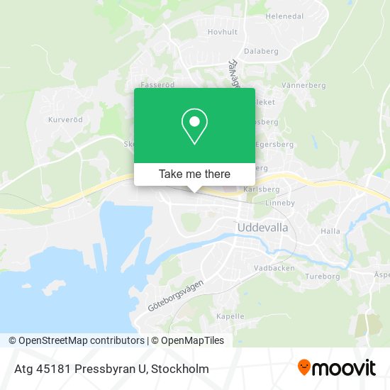 Atg 45181 Pressbyran U map
