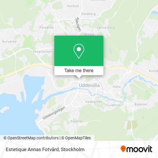 Estetique Annas Fotvård map