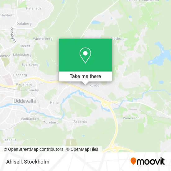 Ahlsell map