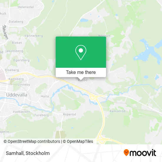 Samhall map