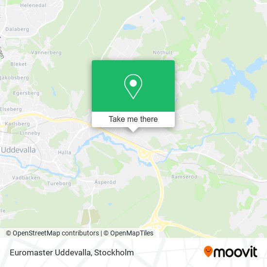 Euromaster Uddevalla map