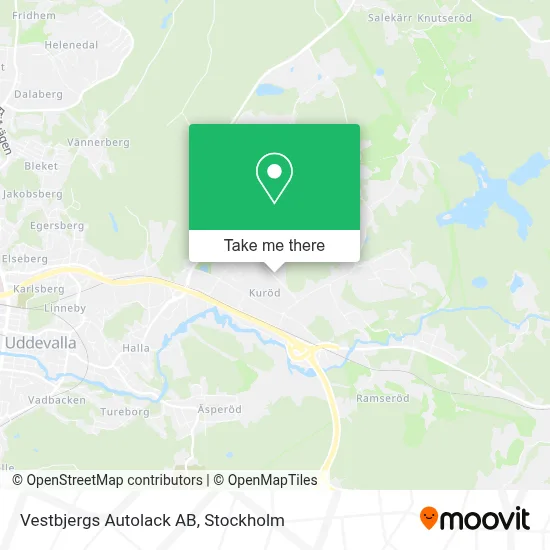 Vestbjergs Autolack AB map