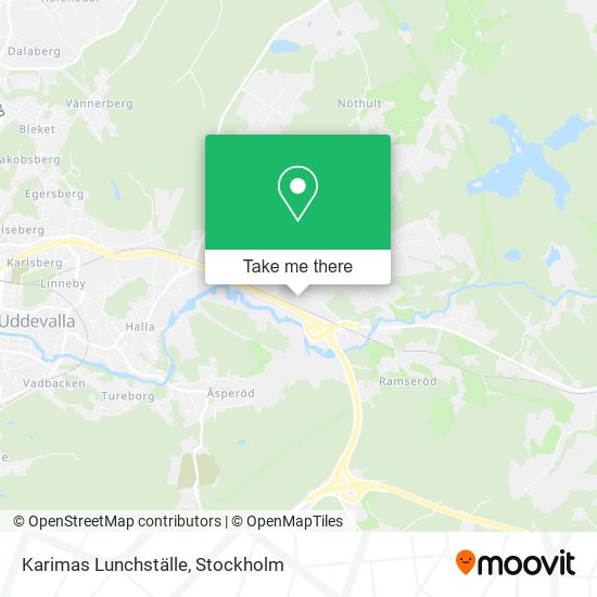 Karimas Lunchställe map