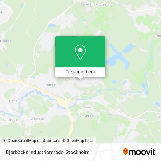 Björbäcks industriområde map