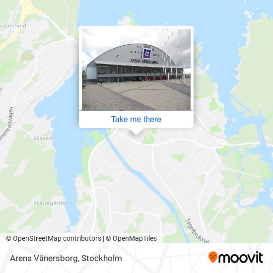 Arena Vänersborg map