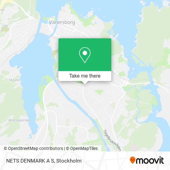 NETS DENMARK A S map