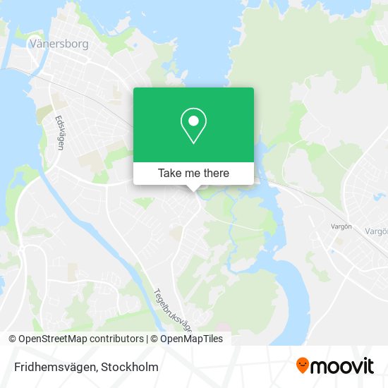 Fridhemsvägen map