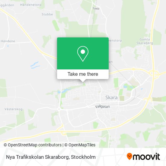 Nya Trafikskolan Skaraborg map