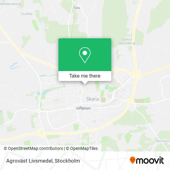 Agroväst Livsmedel map