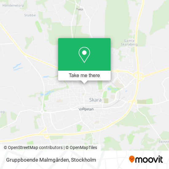 Gruppboende Malmgården map