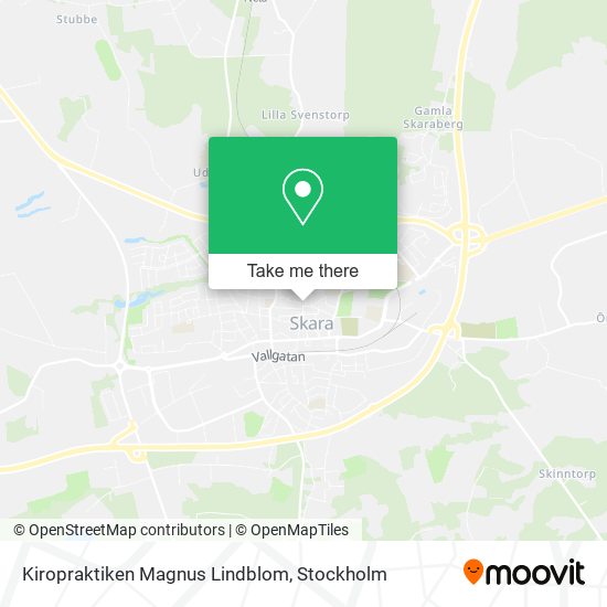 Kiropraktiken Magnus Lindblom map