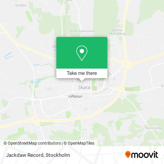 Jackdaw Record map