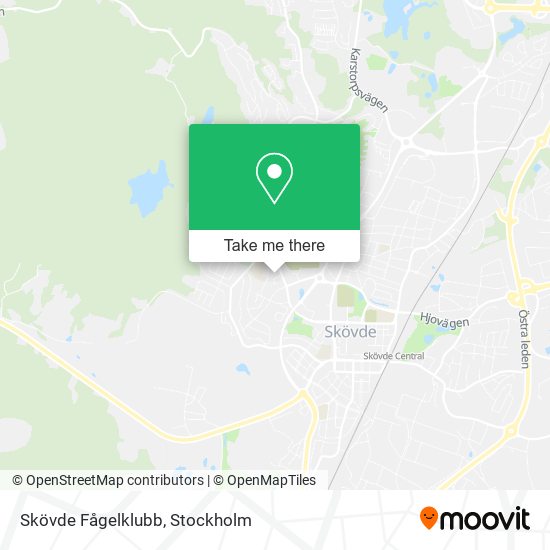Skövde Fågelklubb map