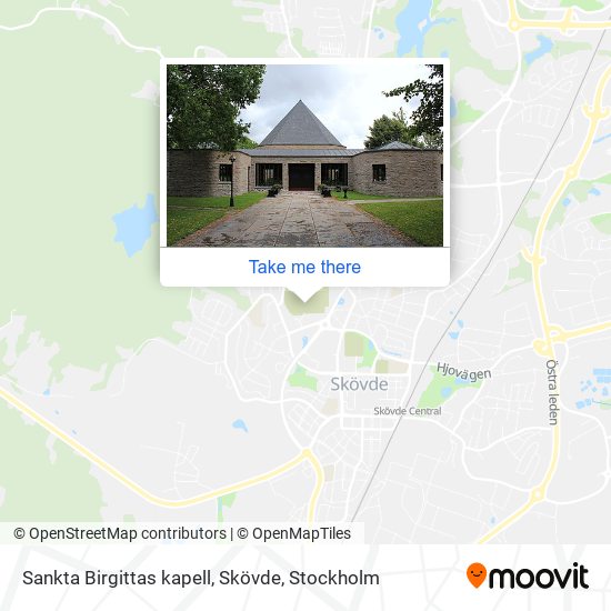 Sankta Birgittas kapell, Skövde map