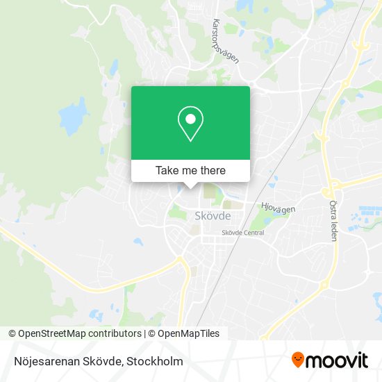 Nöjesarenan Skövde map