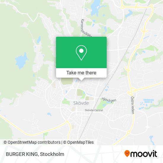 BURGER KING map