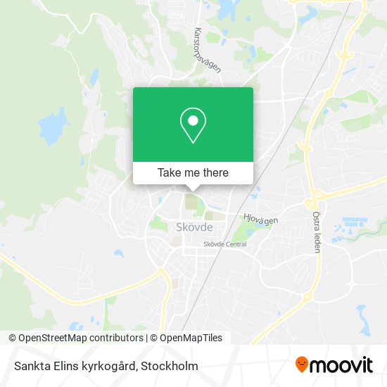 Sankta Elins kyrkogård map