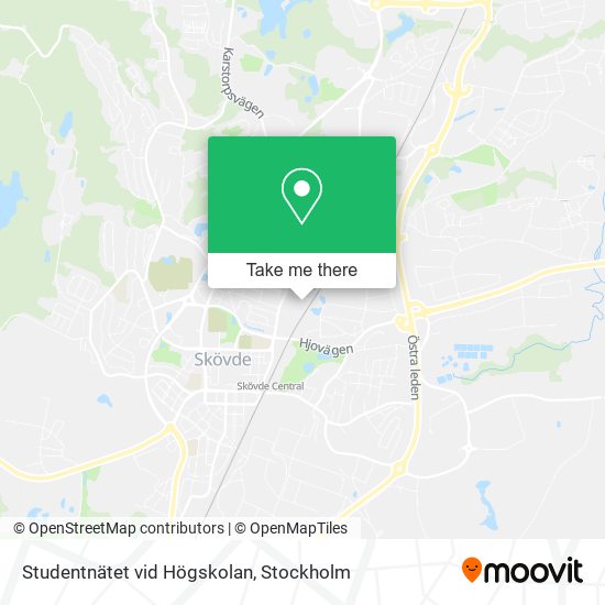Studentnätet vid Högskolan map