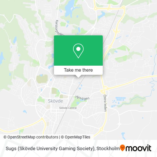 Sugs (Skövde University Gaming Society) map