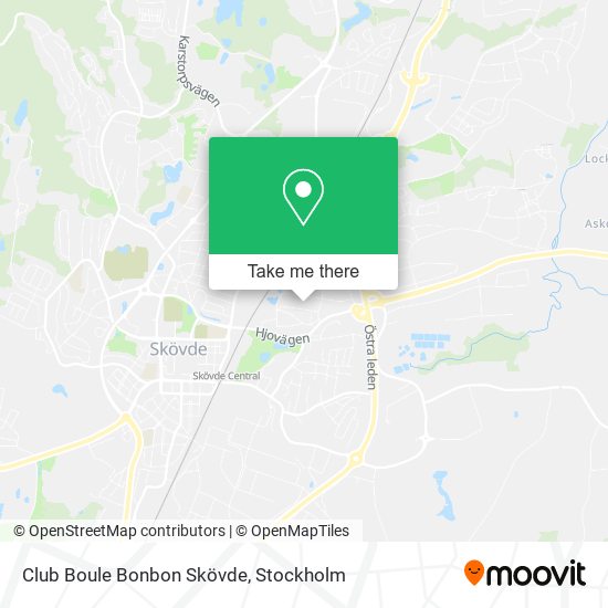 Club Boule Bonbon Skövde map