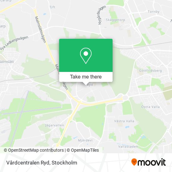 Vårdcentralen Ryd map